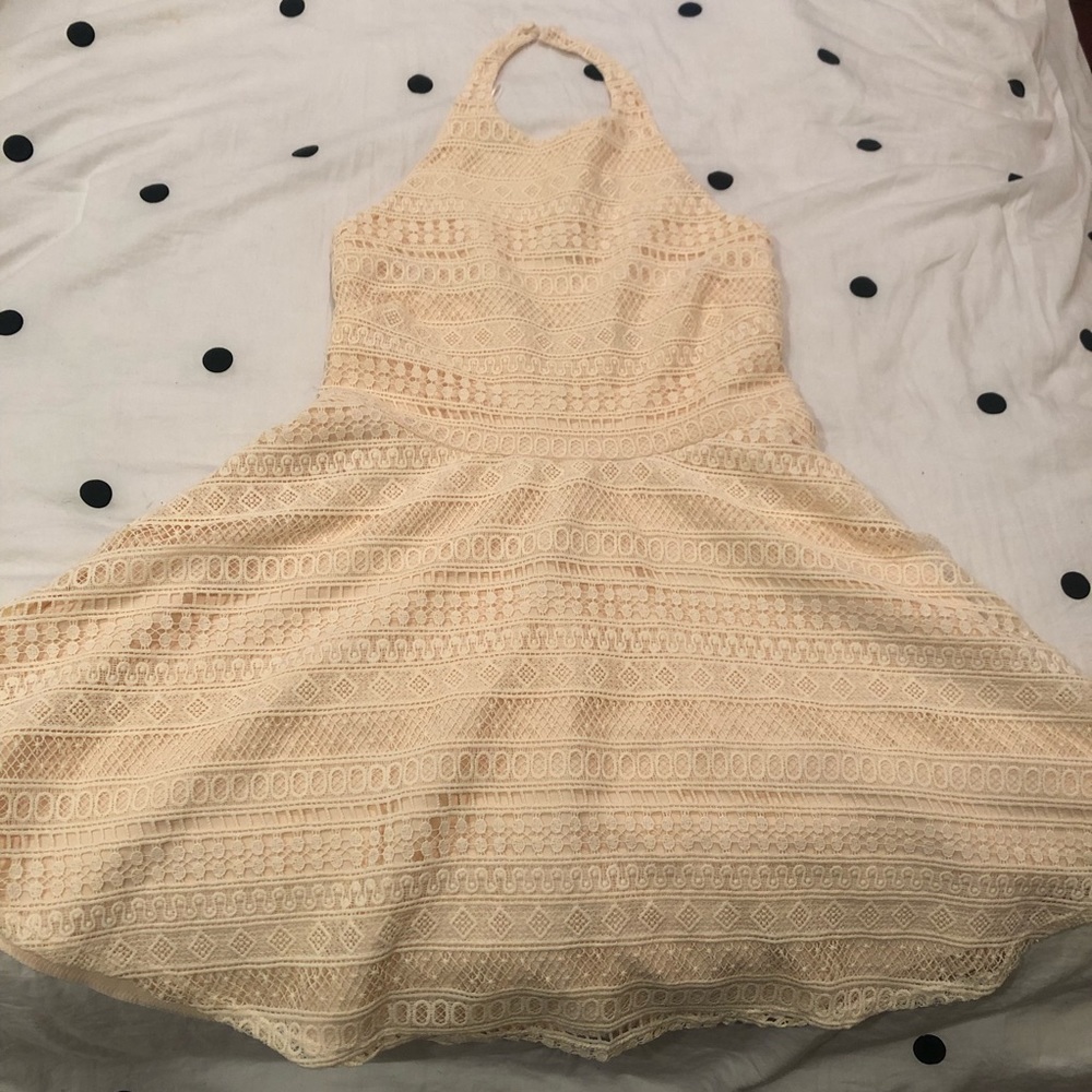 Vanity Room - Geo Lace Fit & Flare Dress - Picture 3 of 7